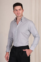 Old Money Powder One Piece Collar Shirt by | The Royal Collar™